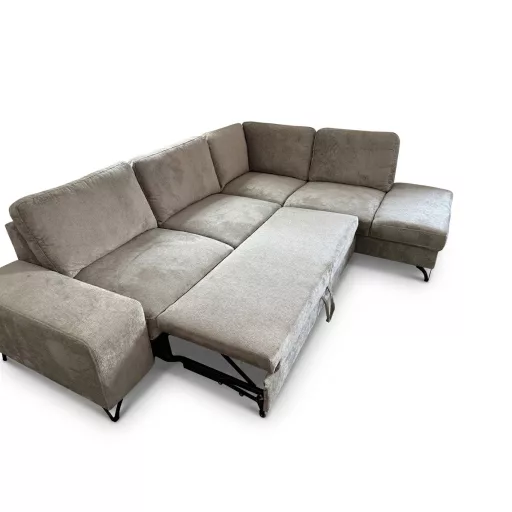 LS Flavio L-alakú ágyazható sarokgarnitúra - jobbos - 283 cm X 214 cm Perfect Harmony04 szövettel - kiállítási kedvezménnyel