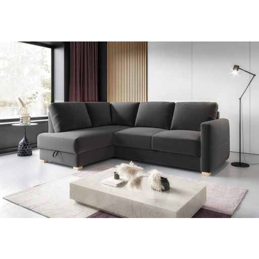 LS Malagano ágyazható sarok ülőgarnitúra - jobbos 243 cm X 160 cm