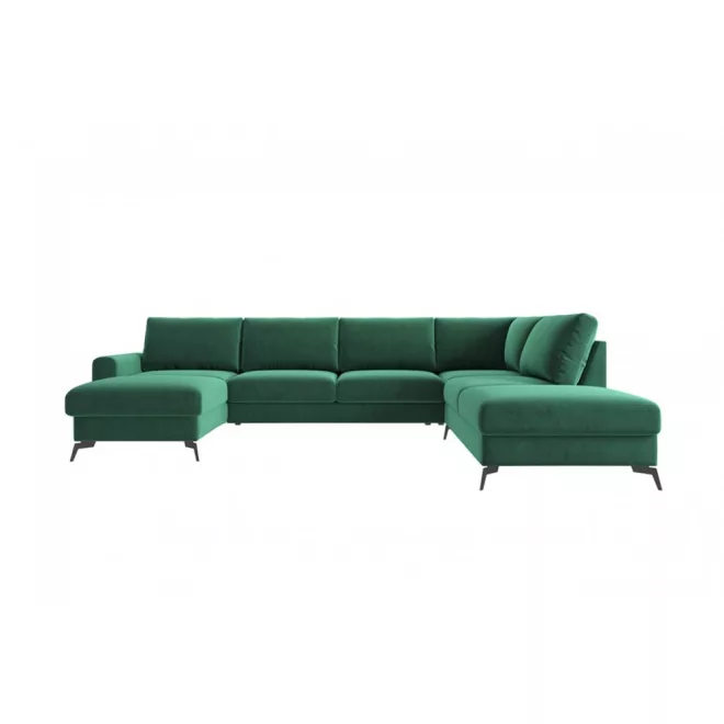 Moderno U-alakú ágyazható sarokkanapé - jobbos - 178 cm X 359 cm X 260 cm