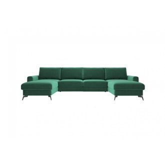   Moderno U-alakú ágyazható sarokkanapé - szimmetrikus - 178 cm X 361 cm X 178 cm 
