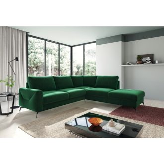   Moderno L-alakú ágyazható sarokkanapé - jobbos - 273 cm X 255 cm 