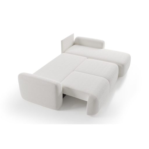 Nuba L-alakú sarok ülőgarnitúra ágyneműtartós és ágyazható - jobbos 263 cm X 163 cm