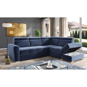   LS Riva ágyazható sarokgarnitúra puffal - jobbos 274 cm X 231 cm