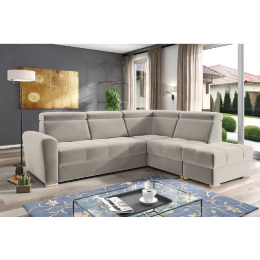 LS Riva ágyazható sarokgarnitúra puffal - jobbos 274 cm X 231 cm