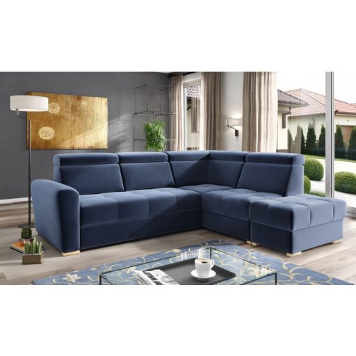 LS Riva ágyazható sarokgarnitúra puffal - jobbos 274 cm X 231 cm
