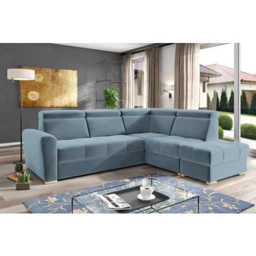 LS Riva ágyazható sarokgarnitúra puffal - jobbos 274 cm X 231 cm
