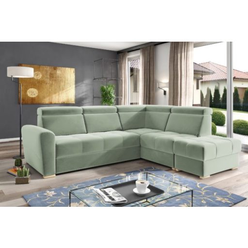 LS Riva ágyazható sarokgarnitúra puffal - jobbos 274 cm X 231 cm