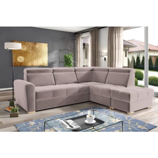 LS Riva ágyazható sarokgarnitúra puffal - jobbos 274 cm X 231 cm