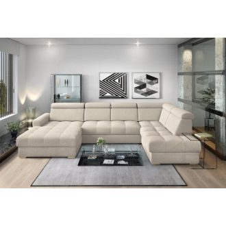   LS Riva U-alakú ágyazható sarokgarnitúra - jobbos 189 cm X  349 cm X 210 cm