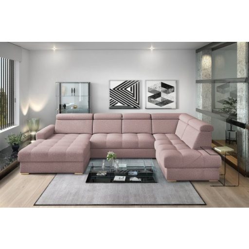 LS Riva U-alakú ágyazható sarokgarnitúra - jobbos 189 cm X  349 cm X 210 cm