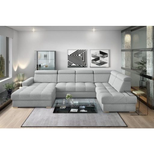 LS Riva U-alakú ágyazható sarok ülőgarnitúra - jobbos 189 cm X  349 cm X 210 cm