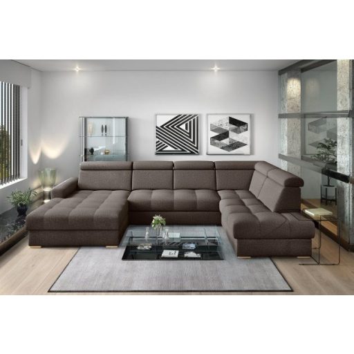 LS Riva U-alakú ágyazható sarok ülőgarnitúra - jobbos 189 cm X  349 cm X 210 cm