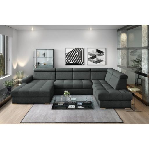 LS Riva U-alakú ágyazható sarok ülőgarnitúra - jobbos 189 cm X  349 cm X 210 cm