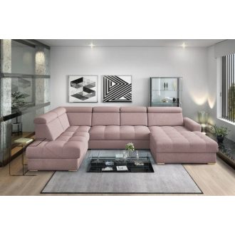   LS Riva U-alakú ágyazható sarokgarnitúra - balos 210 cm X  349 cm X 189 cm