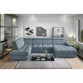   LS Riva U-alakú ágyazható sarokgarnitúra - balos 210 cm X  349 cm X 189 cm