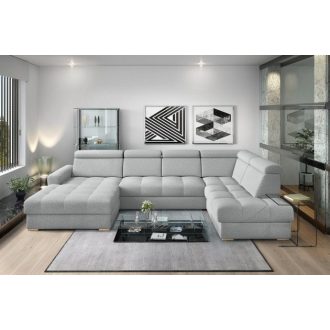   LS Riva U-form ágyazható sarokgarnitúra - jobbos 189 cm X  374 cm X 210 cm