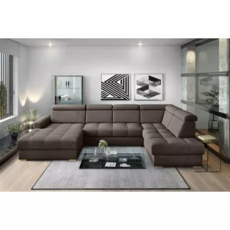   LS Riva U-form ágyazható sarokgarnitúra - jobbos 189 cm X  374 cm X 210 cm