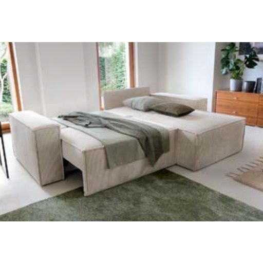 LS Sole L-alakú ülőgarnitúra ágyneműtartós és ágyazható - jobbos 251 cm X 170 cm