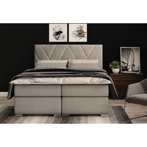 Laira kontinentális ágy ágyneműtartóval 120 X 200