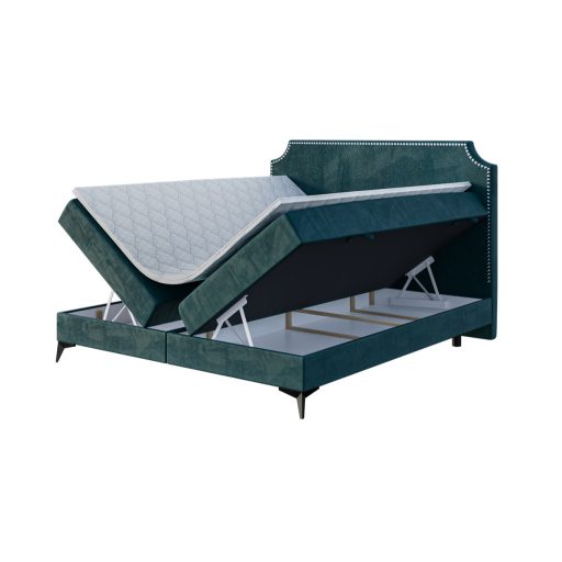 Leila kontinentális ágy ágyneműtartóval 120 X 200