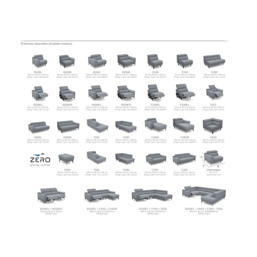 Lenon sarok ülőgarnitúra 290 cm X 170 cm - jobbos