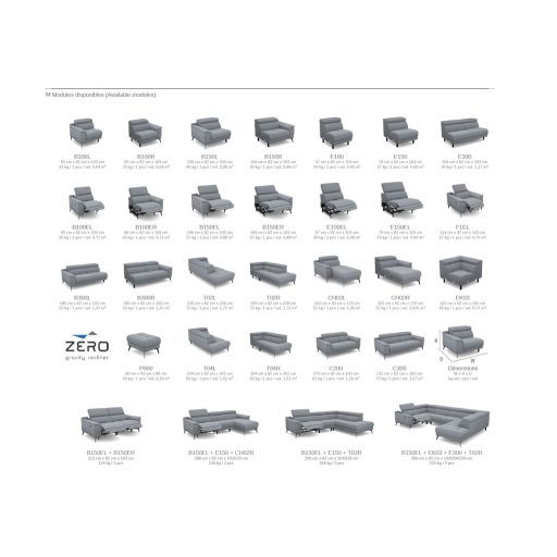 Lenon sarok ülőgarnitúra 228 cm X 291 cm - balos