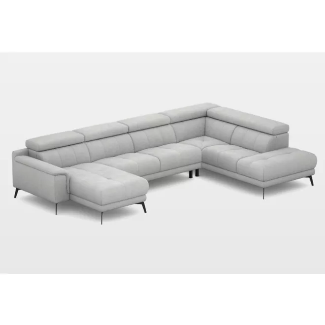 Lenon U-alakú sarokgarnitúra 170 cm X 367 cm X 228 cm - jobbos