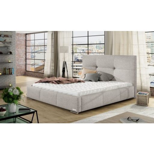 Lily kárpitozott ágy - 106 cm magas fejvéggel - 90 X 200 fekvőfelület