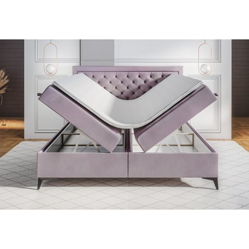 Lizu kontinentális ágy ágyneműtartóval 120 X 200