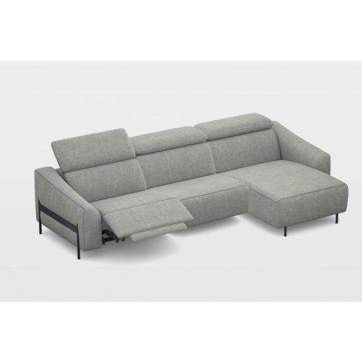 Luna sarokgarnitúra 295 cm X 160 cm - 2 elektromos relax funkcióval - jobb
