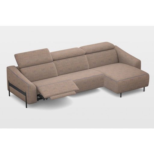 Luna sarokgarnitúra 295 cm X 160 cm - 2 elektromos relax funkcióval - jobb