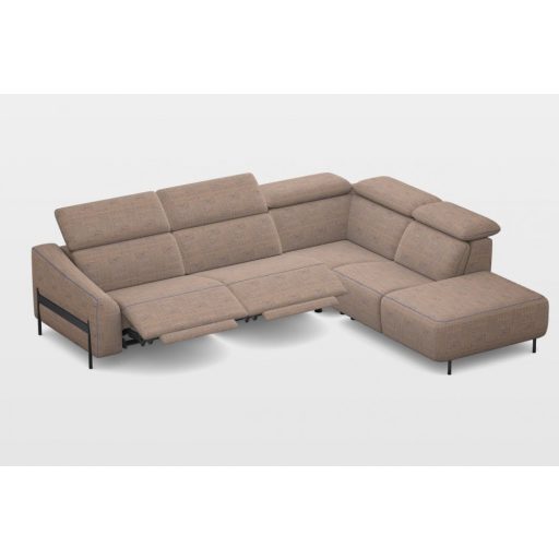 Luna sarokgarnitúra 300 cm X 244 cm - 2 elektromos relax funkcióval - jobb