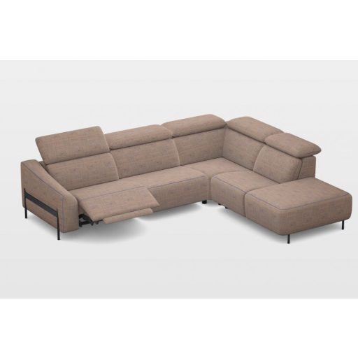 Luna sarokgarnitúra 300 cm X 244 cm - 2 elektromos relax funkcióval - jobb