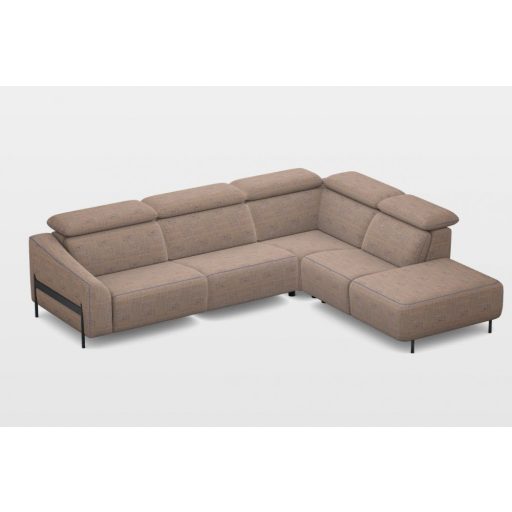 Luna sarokgarnitúra 300 cm X 244 cm - 2 elektromos relax funkcióval - jobb