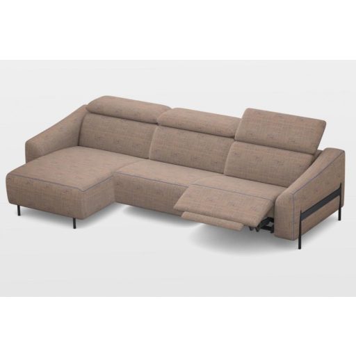 Luna sarokgarnitúra 160 cm X 295 cm - elektromos relax funkció karfa mellett - bal