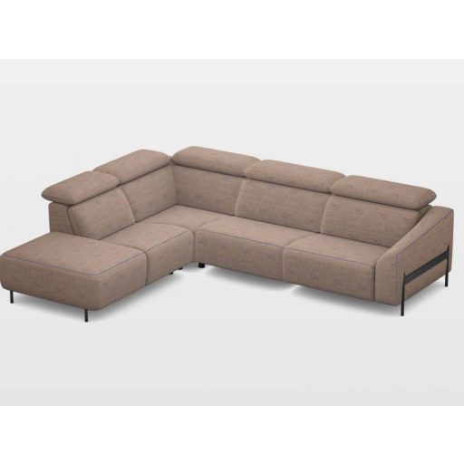 Luna sarokgarnitúra 244 cm X 300 cm - elektromos relax funkció karfa mellett - bal