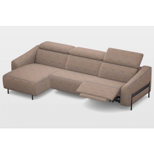 Luna sarokgarnitúra 160 cm X 295 cm - 2 elektromos relax funkcióval - bal