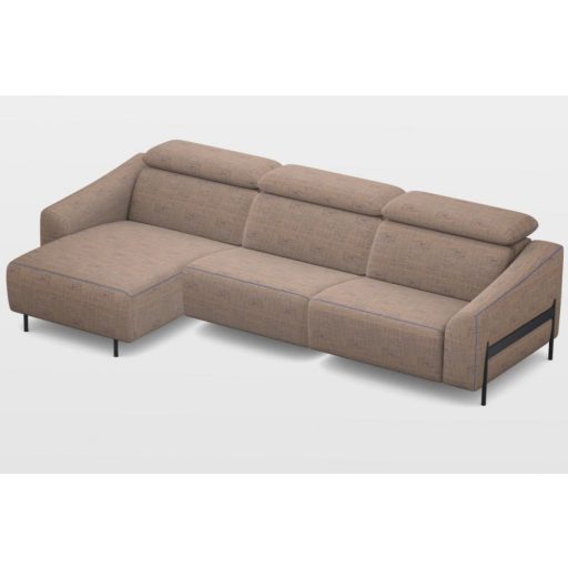 Luna sarokgarnitúra 160 cm X 295 cm - 2 elektromos relax funkcióval - bal
