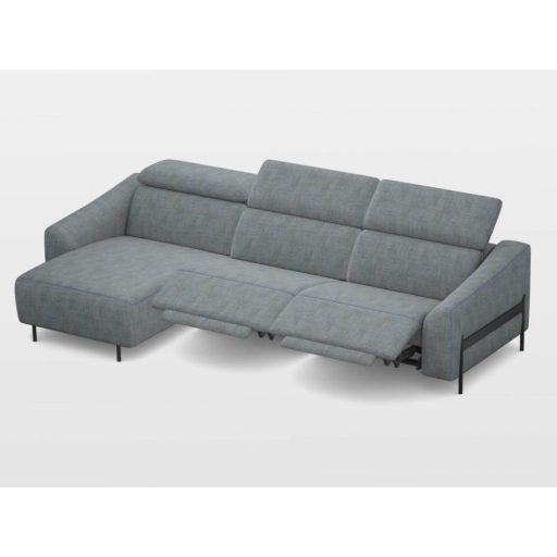 Luna sarokgarnitúra 160 cm X 295 cm - 2 elektromos relax funkcióval - bal