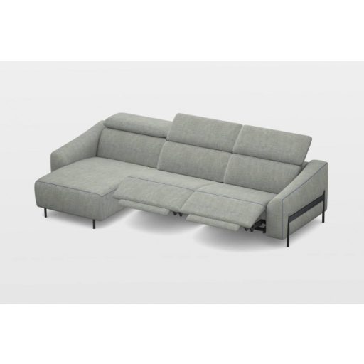 Luna sarokgarnitúra 160 cm X 295 cm - 2 elektromos relax funkcióval - bal