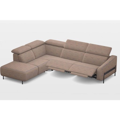 Luna sarokgarnitúra 244 cm X 300 cm - 2 elektromos relax funkcióval - bal