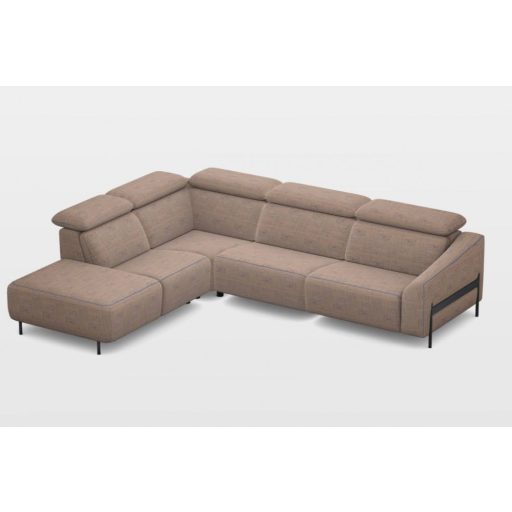 Luna sarokgarnitúra 244 cm X 300 cm - 2 elektromos relax funkcióval - bal