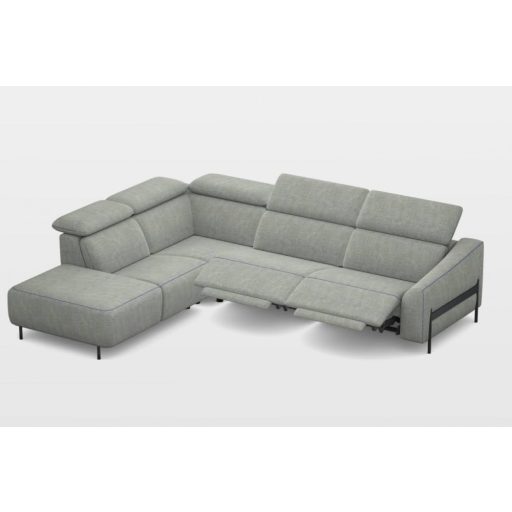 Luna sarokgarnitúra 244 cm X 300 cm - 2 elektromos relax funkcióval - bal