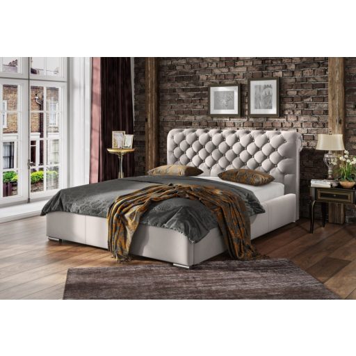 Manchester kárpitozott ágy - 106 cm magas fejvéggel - 160 X 200 fekvőfelület