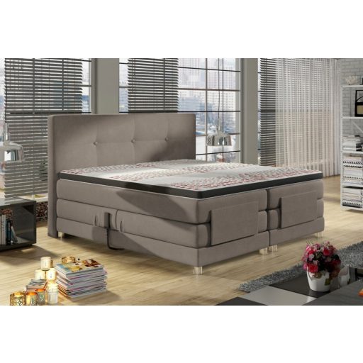 Mario motoros boxspring ágy 160 X 200 - Hard top - hideghab topper