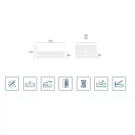 Mavel 160 X 200 boxspring ágy