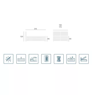Mavel 160 X 200 boxspring ágy