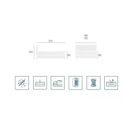 Mavel 160 X 200 boxspring ágy