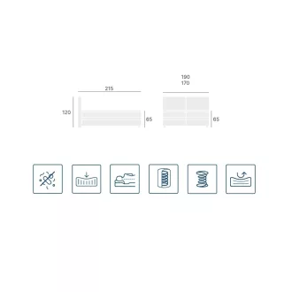 Mavel 160 X 200 boxspring ágy