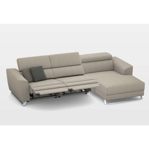 Milton dupla elektromos relax sarokgarnitúra 297 cm X 170 cm - jobbos